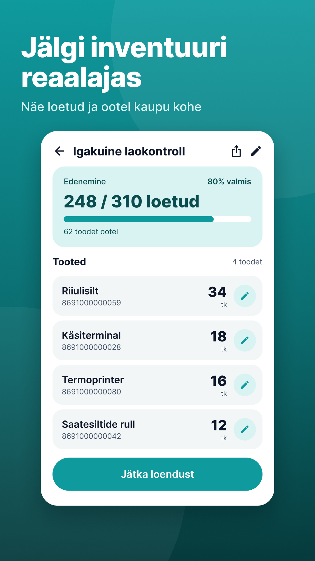 Kiire ja täpne loendus