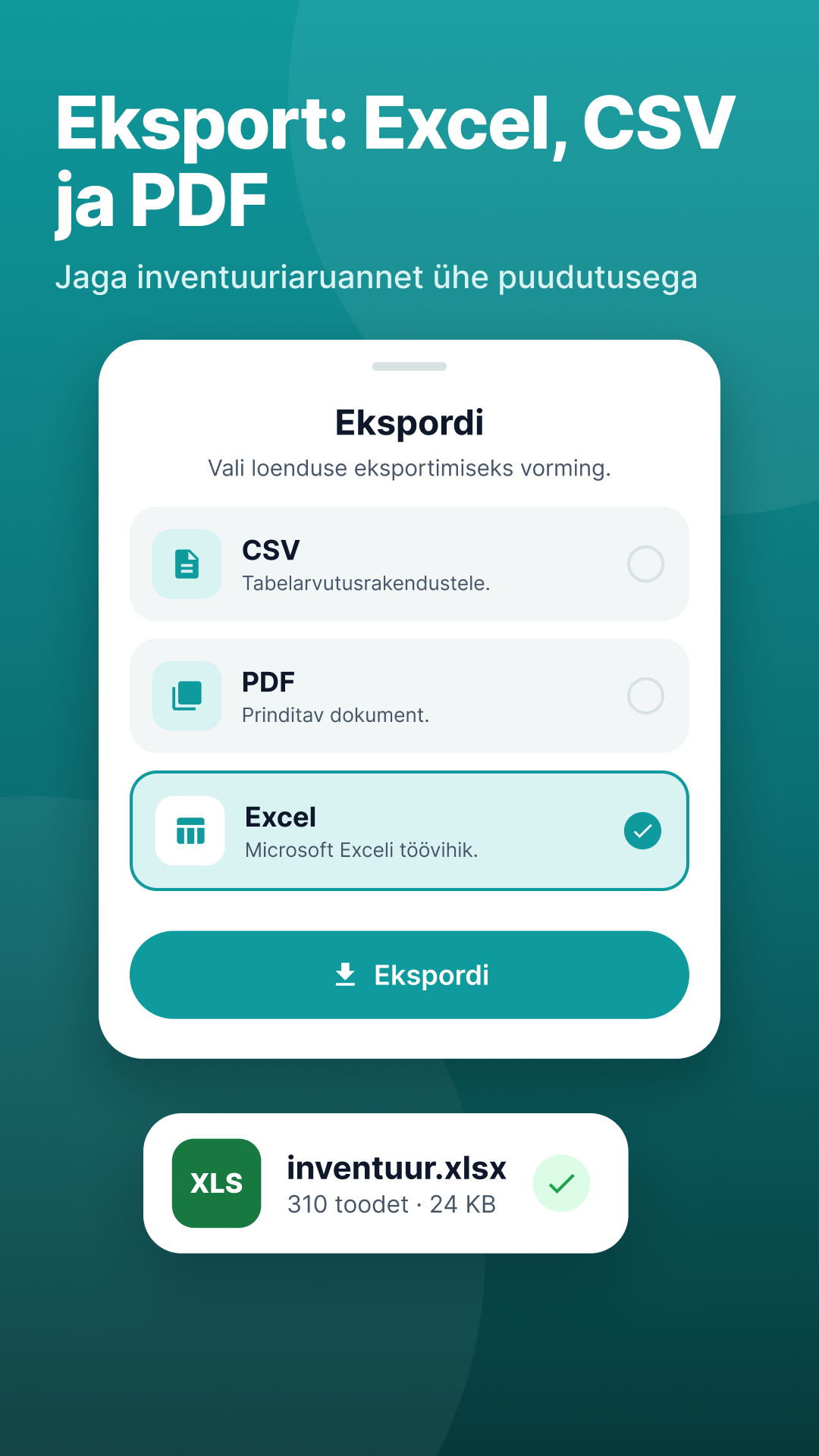 Aruanded ja eksport