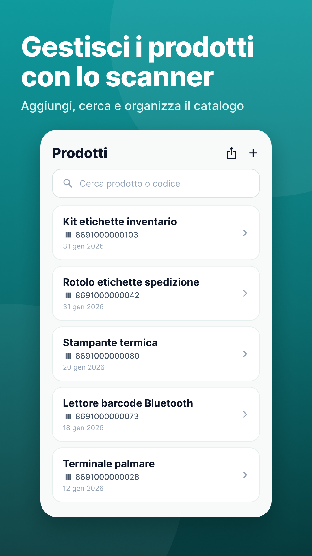 Meno errori di conteggio