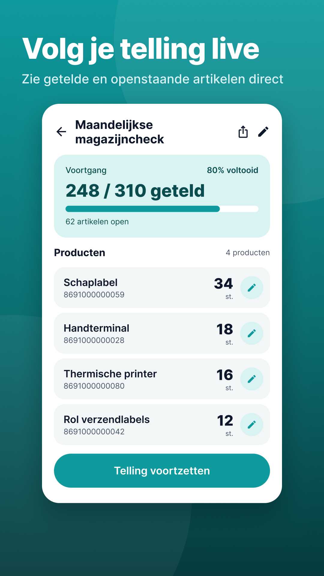 Snel en nauwkeurig tellen