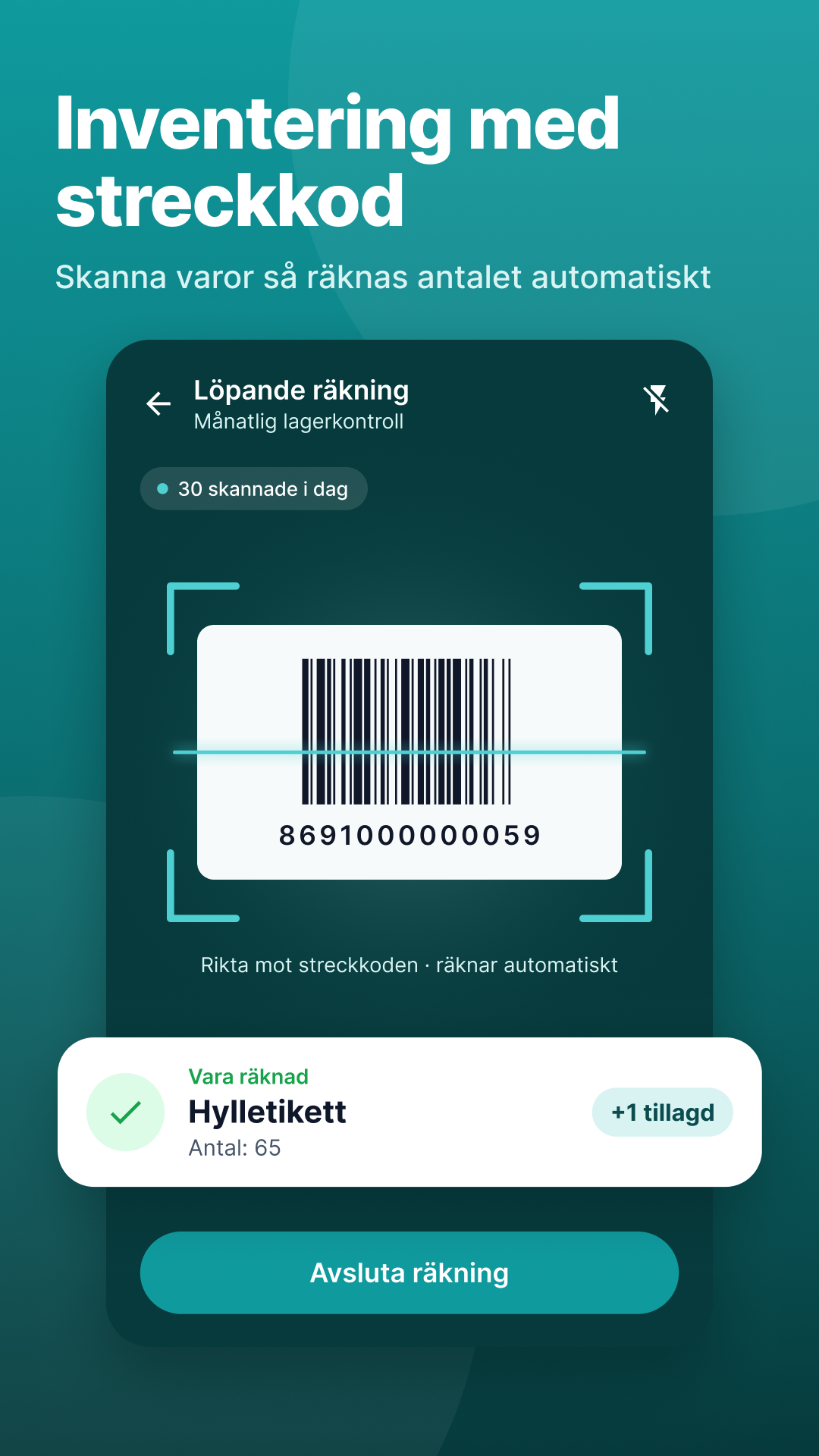Streckkodsskanning